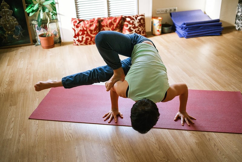 Outdoor yoga